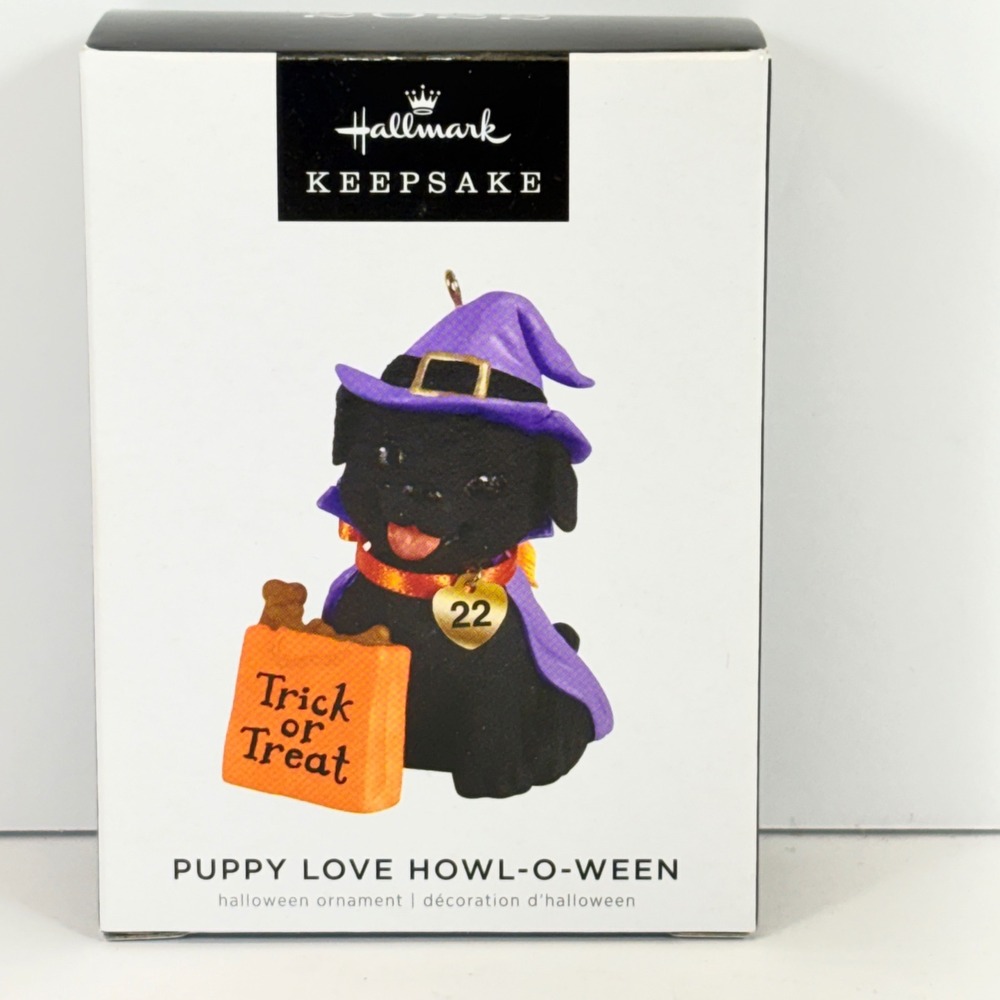 Hallmark 2022 Keepsake Halloween Ornament PUPPY LOVE HOWL-O-WEEN New